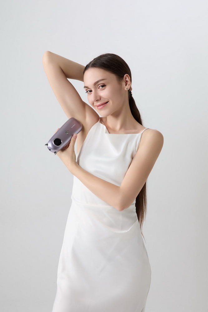 MUSTBEAUTY Stylish Easy to Use IPL Laser Hair Removal Device with Enhanced Cooling and Energy Output | More Efficient Hair Removal Effect and Comforts at Home | Model No. 701